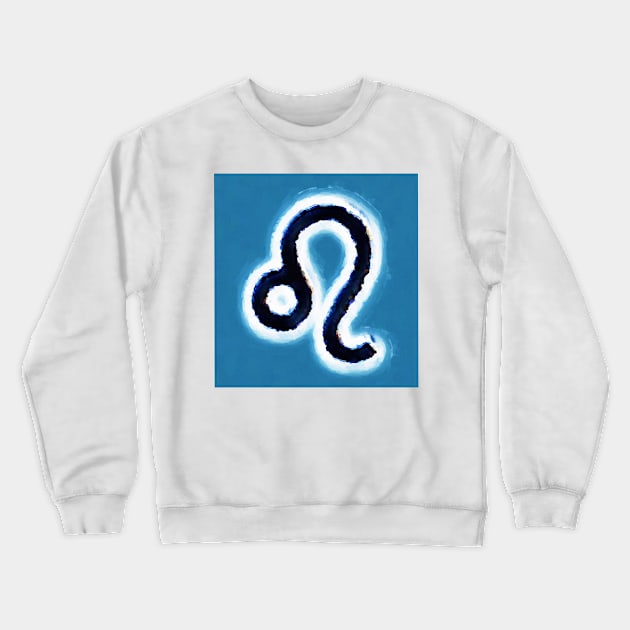 Leo Symbol Crewneck Sweatshirt by m2inspiration